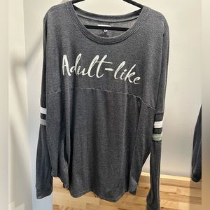 Maurice’s “Adult Like” Long Sleeve Top